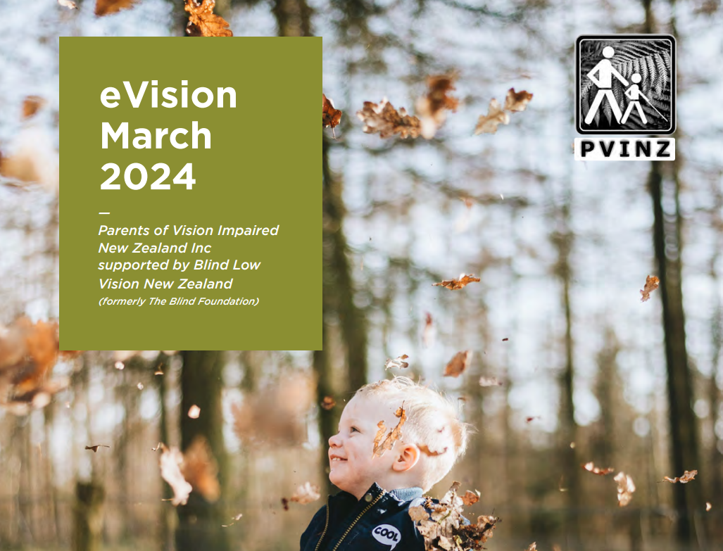 screenshot of front cover of march evision