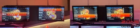 photo of ten pin bowling scoreboard